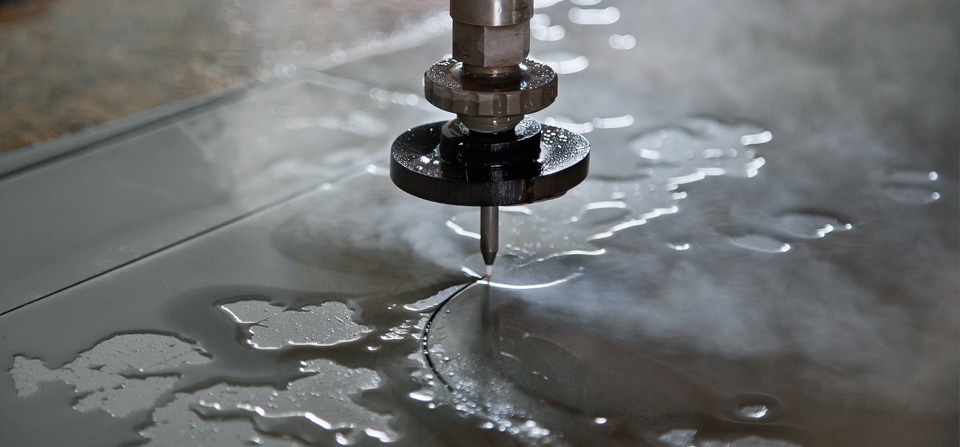 Precision Waterjet Cutting for Metal Gaskets Waterjet cutting metal gasket material for precision industrial gasket manufacturing