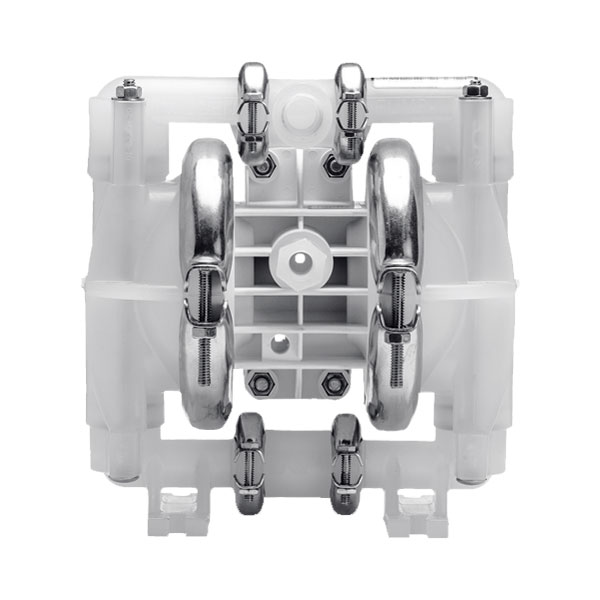 1/2 inch Non-Metallic Rubber/TPE-Fitted Air-Operated Double Diaphragm Pump Clamped.