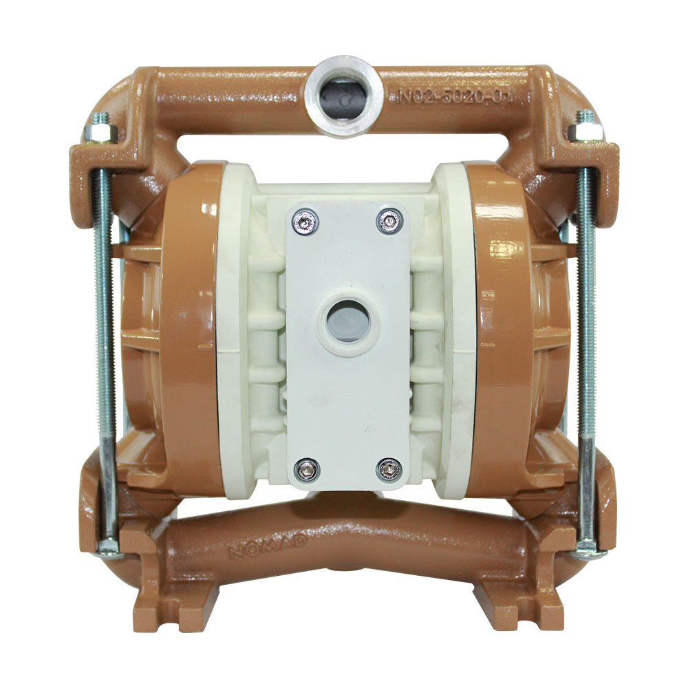 1 inch Metallic Rubber/TPE-Fitted Air-Operated Double Diaphragm Pump Bolted.