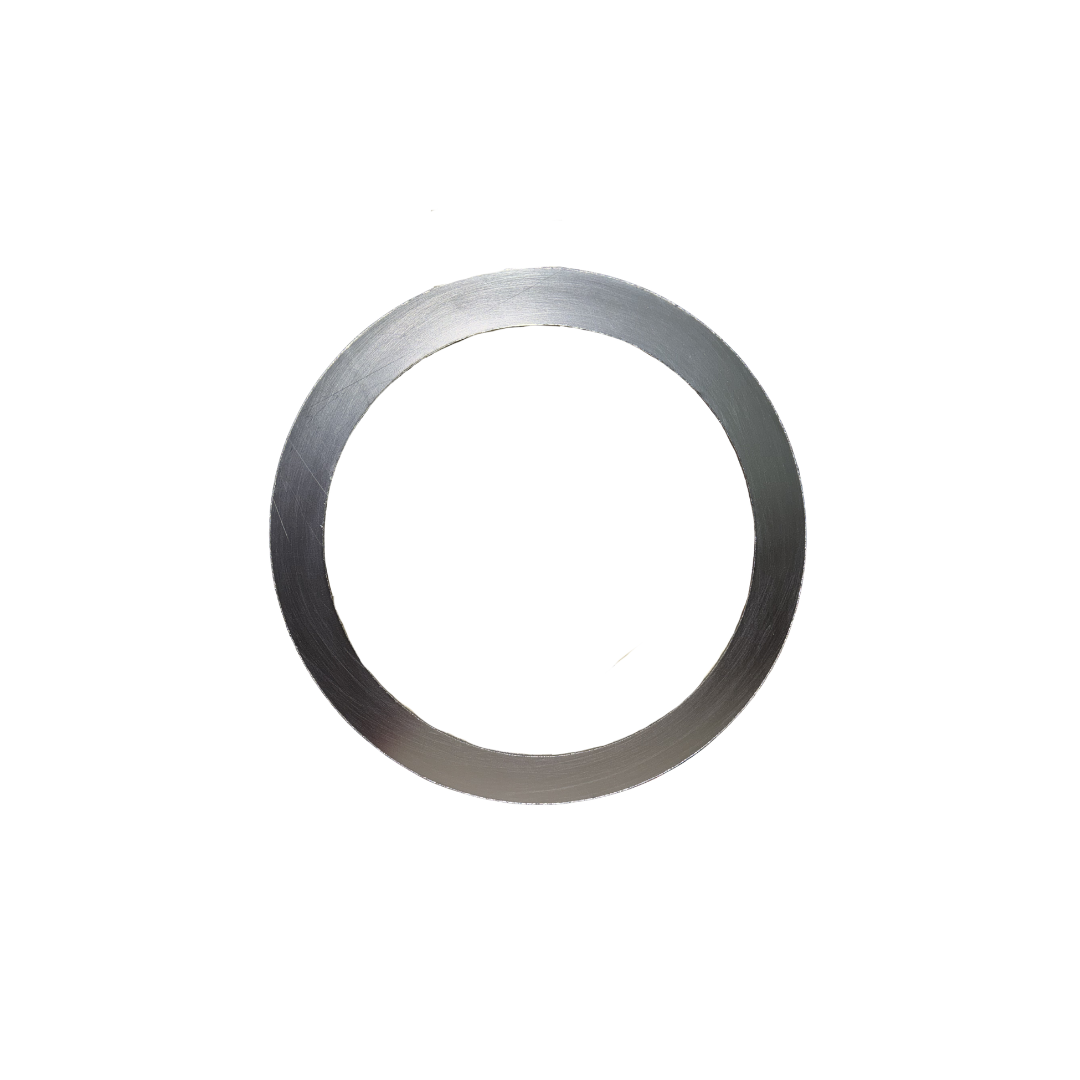Custom graphite gasket precision cut on a flash cutter for high-temperature industrial sealing applications