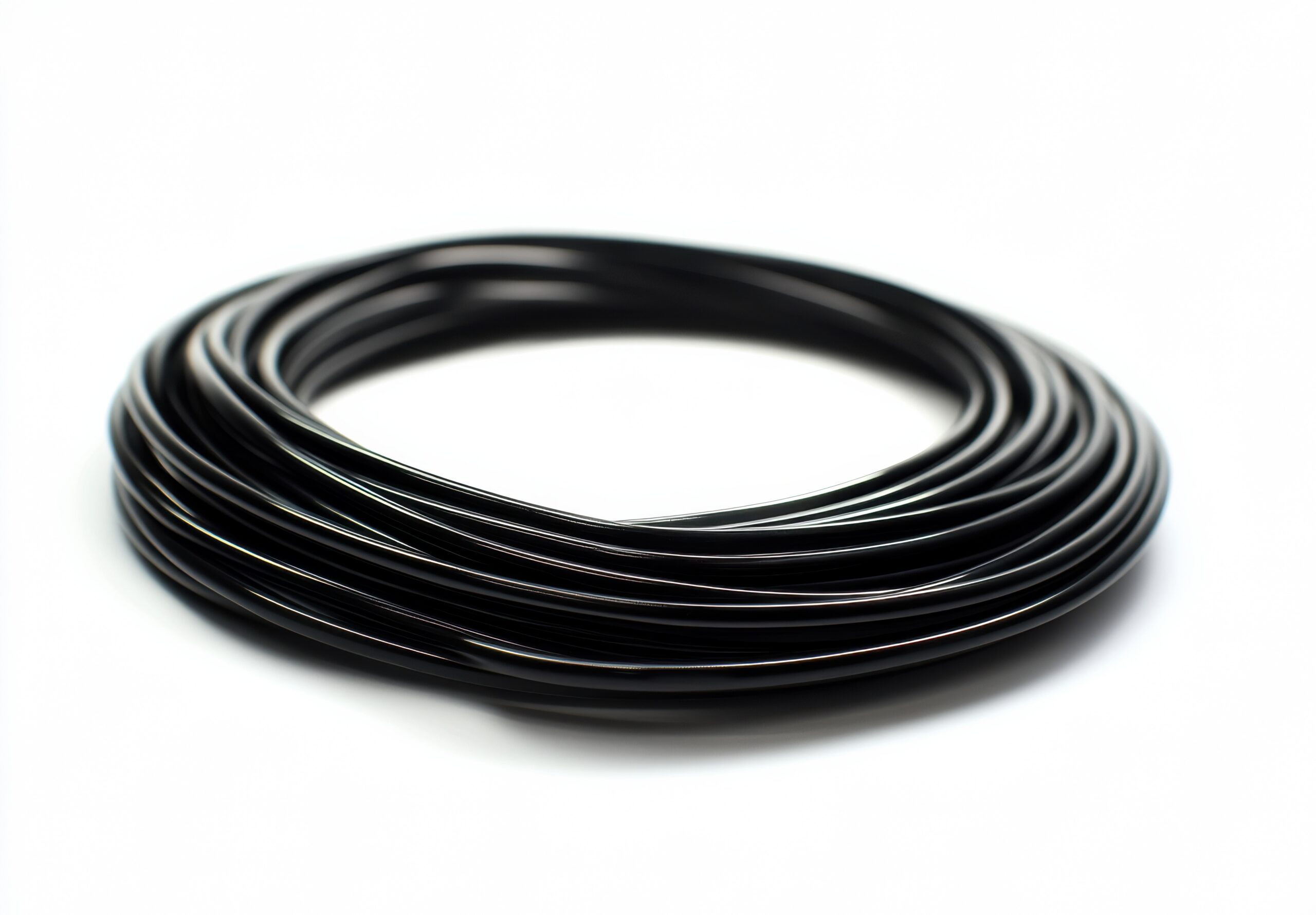 Kalrez® Cord Stock for Custom O-Ring Fabrication Black Kalrez® FFKM cord stock used to fabricate custom O-rings and sealing solutions for high-temperature and chemically aggressive industrial applications.