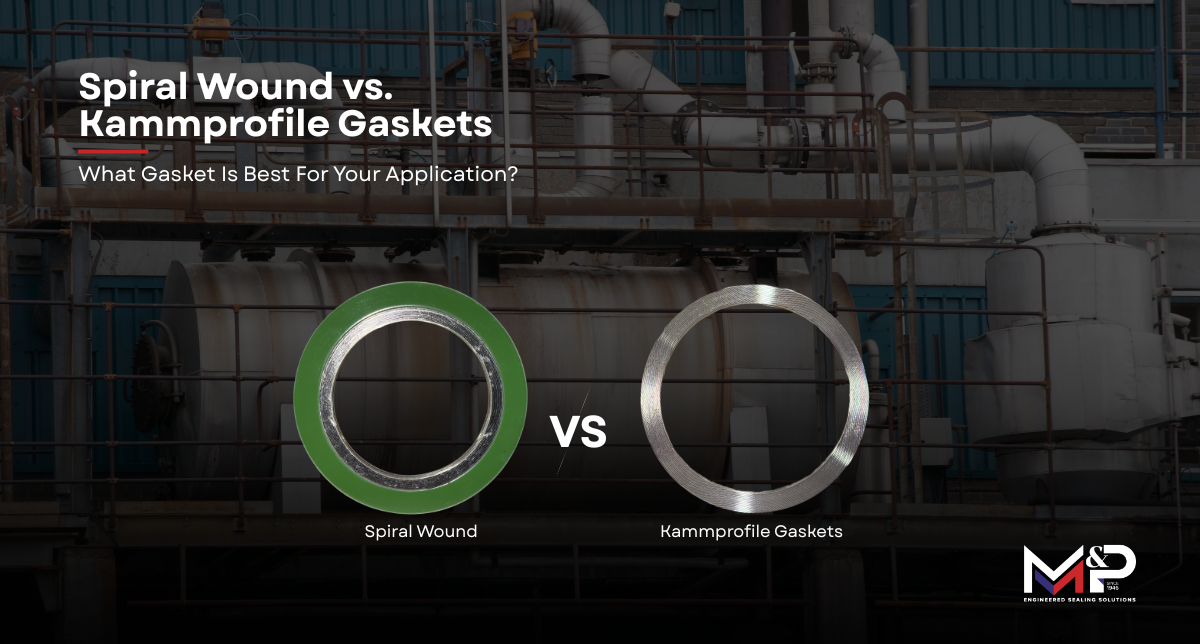 Spiral wound gasket compared to Kammprofile gasket for industrial sealing applications